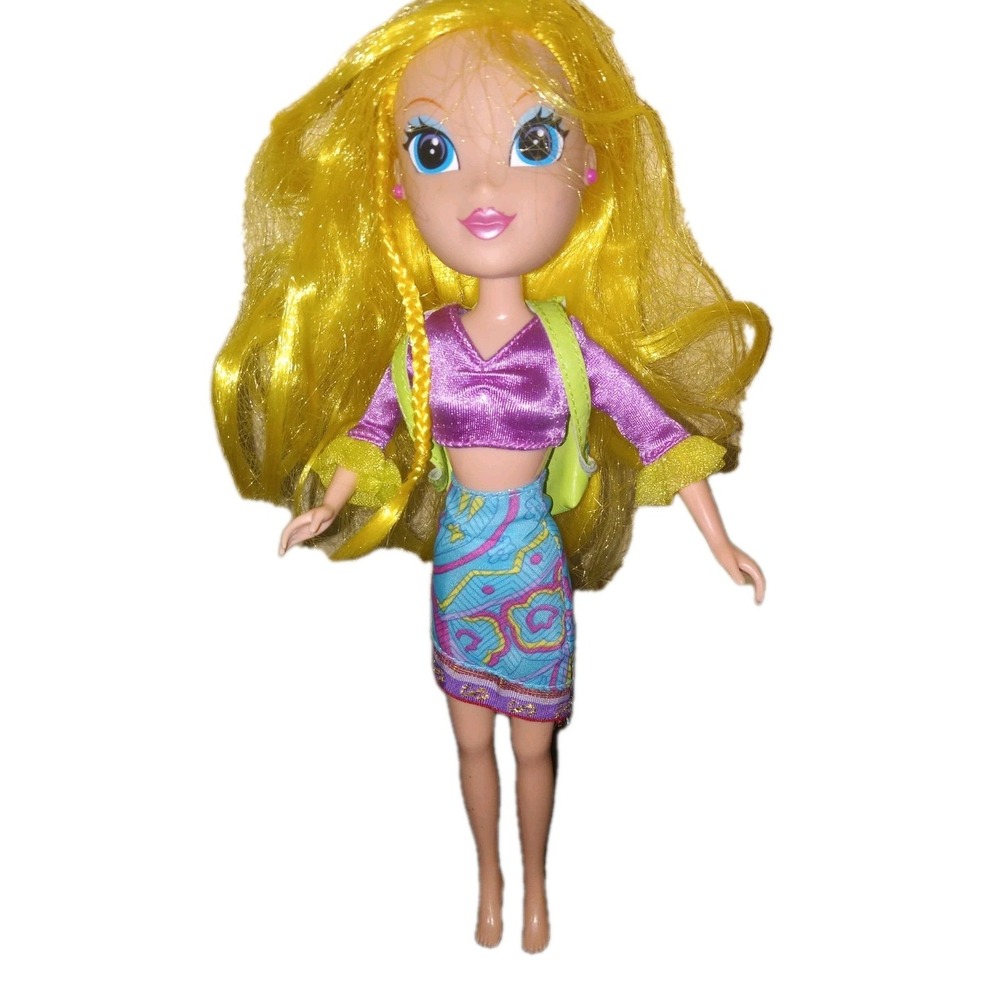 Lisa Frank FAB FRIENDS CASSIE 11" Doll with Outfit & Backpack Brush Y2K Fashion